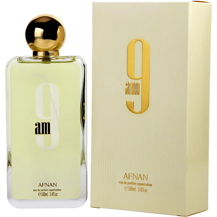 Afnan 9 AM White W EDP 3.4 Oz