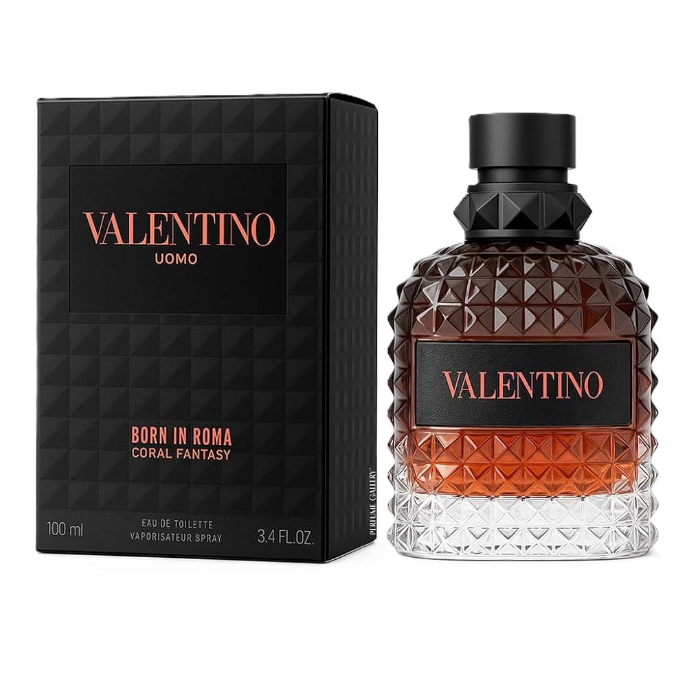 Valentino Uomo Born in Roma Coral Fantasy for Men 3.4 oz Eau De Toilette