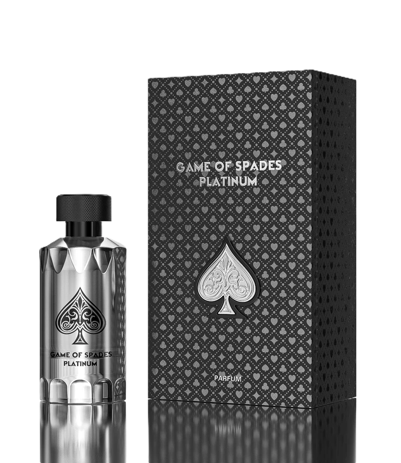 JO MILANO "GAME OF SPADES PLATINUM"  3.4OZ PARFUM UNISEX