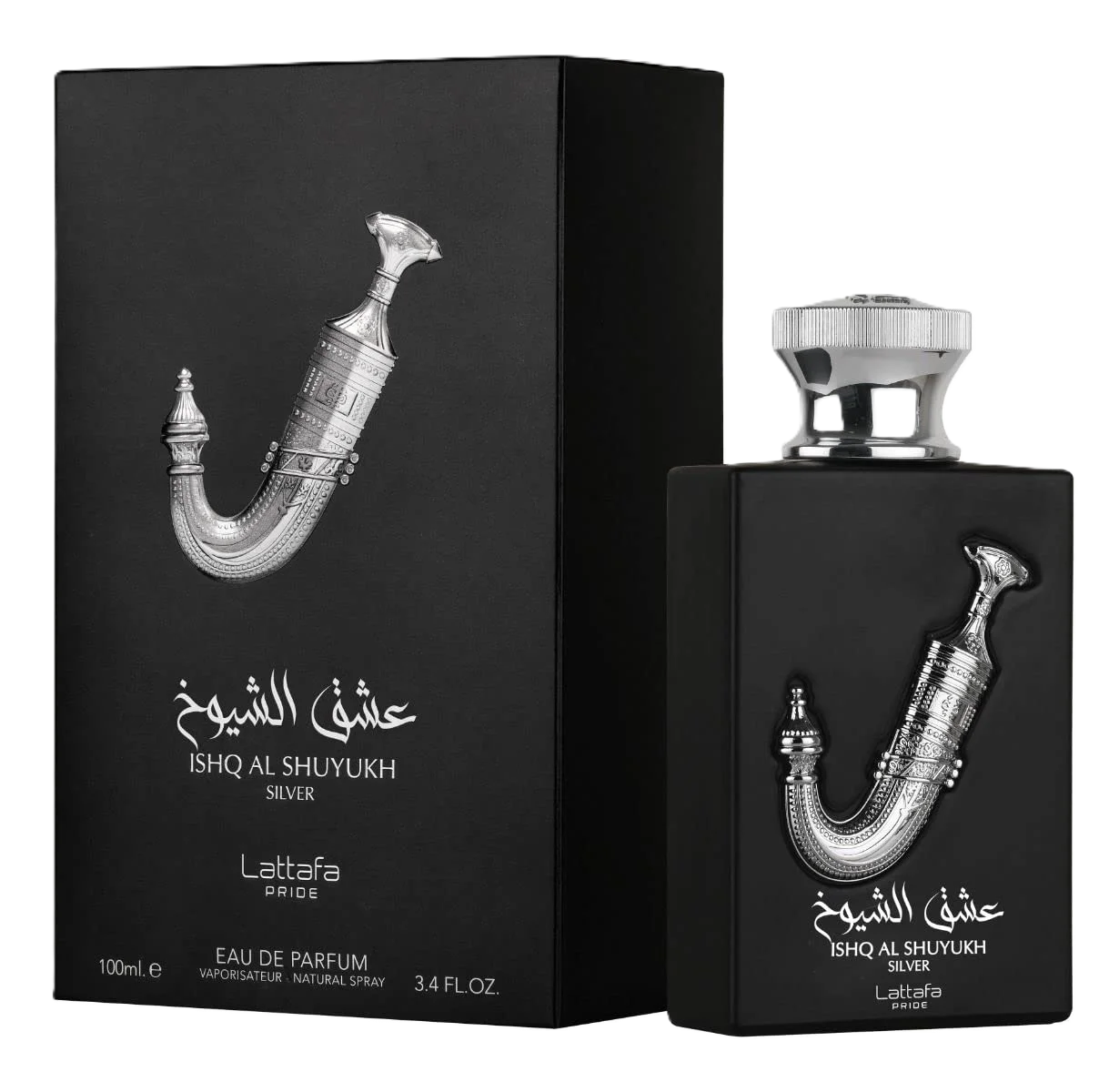 Lattafa Pride Ishq Al Shuyukh Silver U EDP 3.4 oz