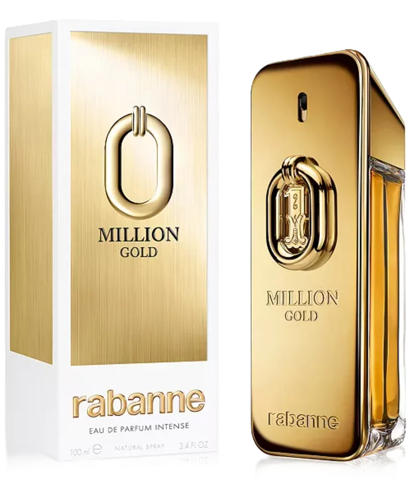 Paco Rabanne 1 Million Gold Eau De Parfum Intense 3.4 Oz