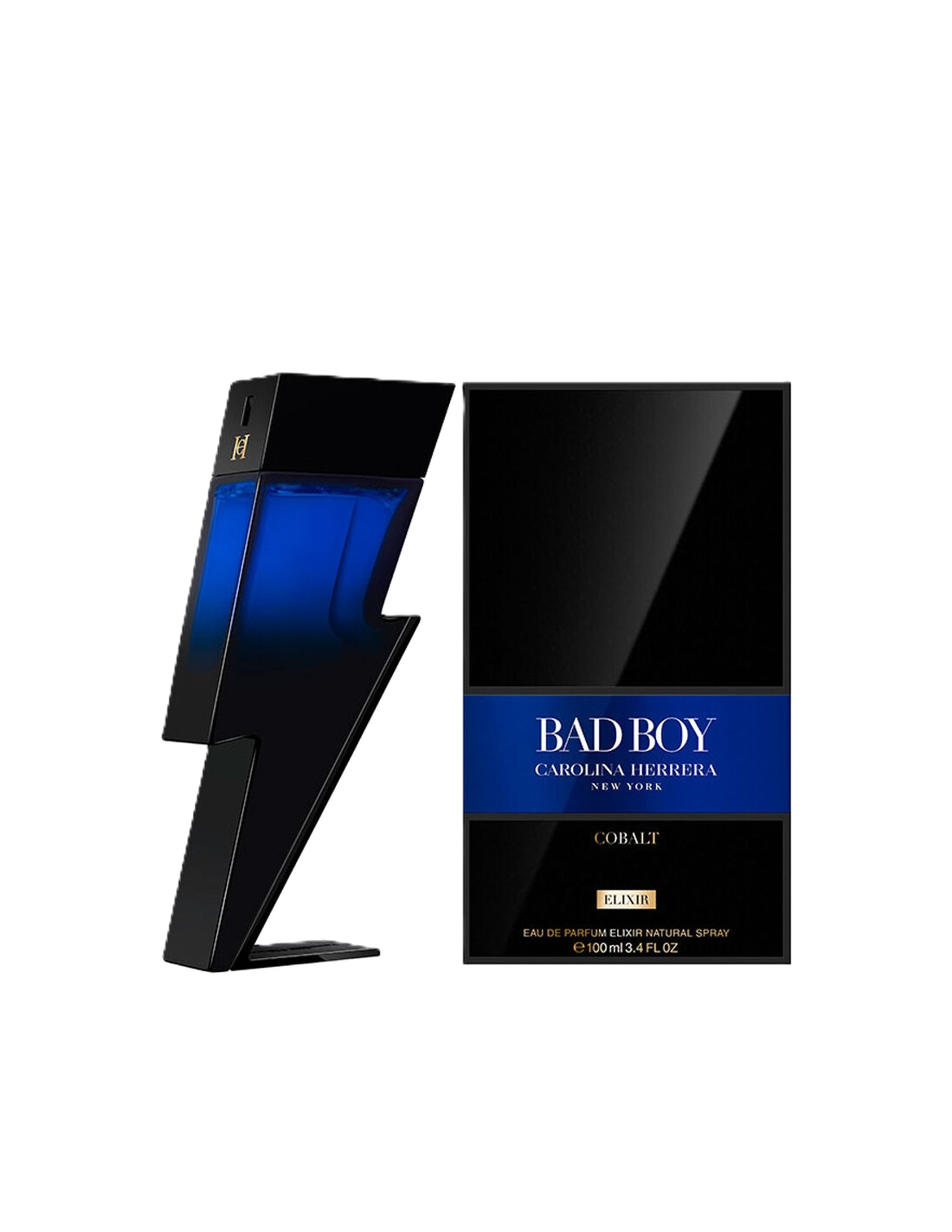 Carolina Herrera Bad Boy Cobalt Elixir Men 3.4 oz